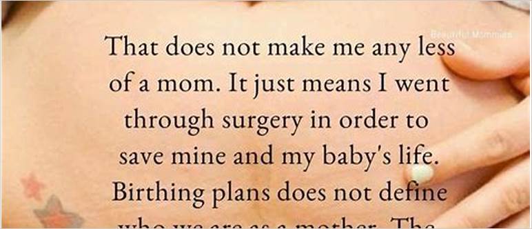 C section mom quotes